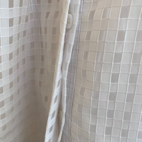 Tuckernuck Sleeveless Waffle Burnout White Shirt Dress sz XS - Picture 7 of 11